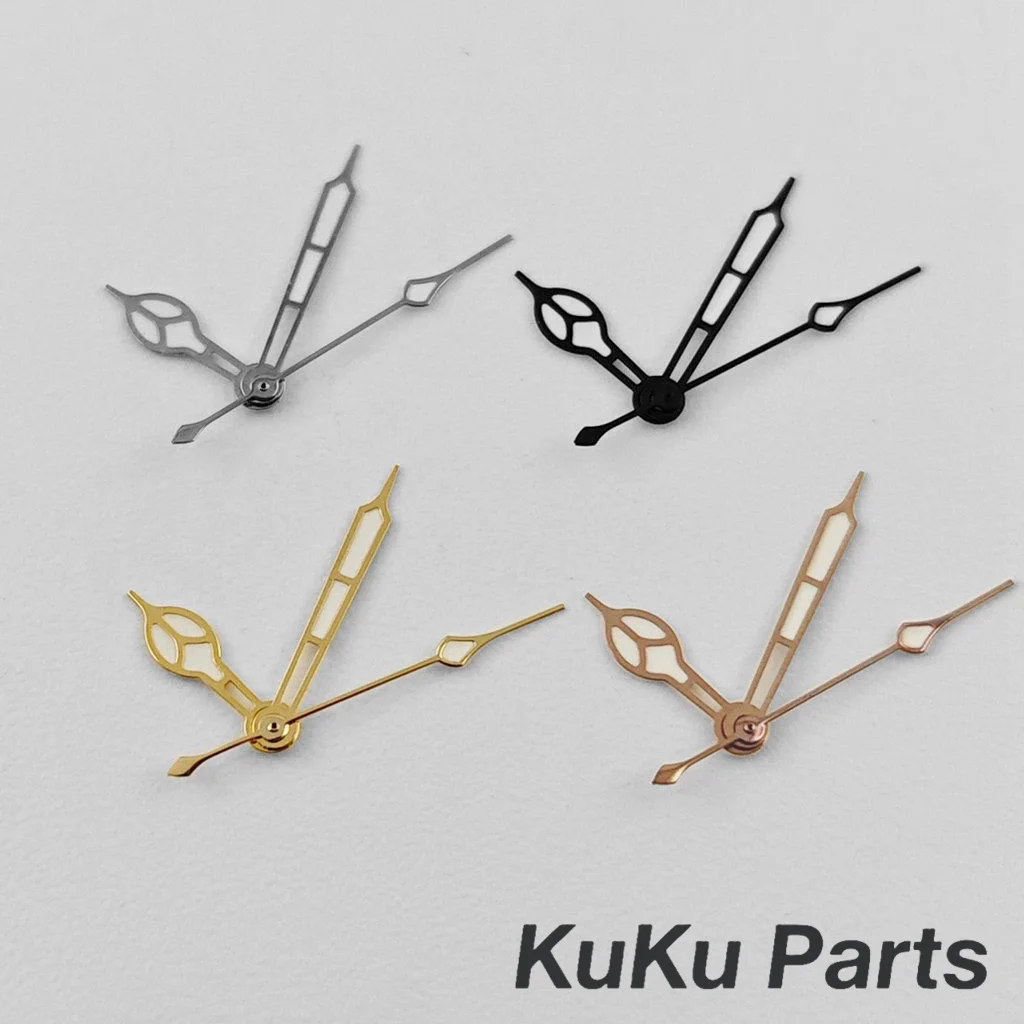 카테드랄 NH35 실버 골드 블랙 로즈 골드 핸즈 NH34 NH35 NH36 NH38 NH70 NH72 무브먼트 시계 포인터 그린 야광