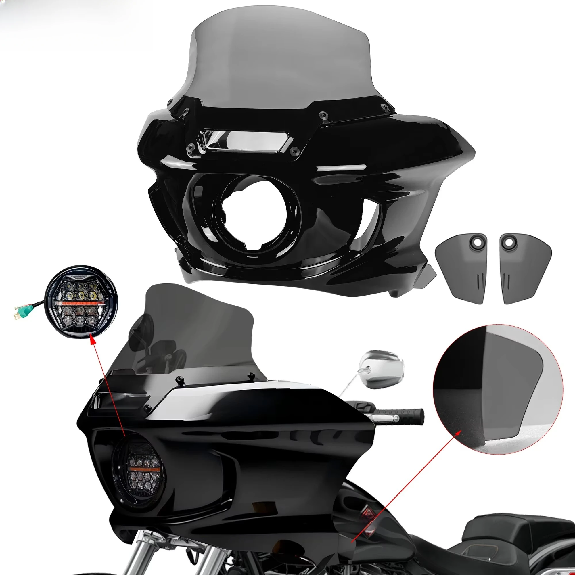ST Fairing Dyna Brackets Fairing 9
