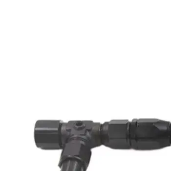 8AN Dual Feed Fuel Line Setup with Precision Pressure Gauge Compatible with 4150 Carburetor Models and AN8 Hose Ends