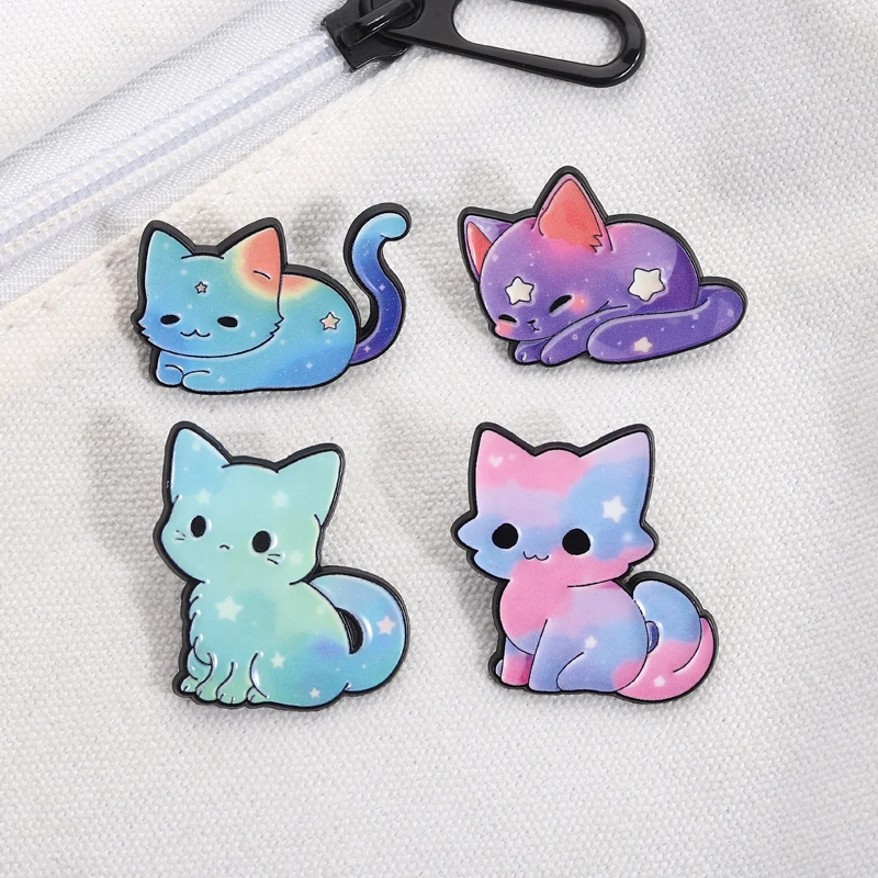 Милая-красочная-брошь-со-звездой-и-кошками-эмалированные-булавки-модные-радужные-броши-с-котенком-значок-на-лацкане-ювелирное-изделие-подарок-для-любителей-кошек