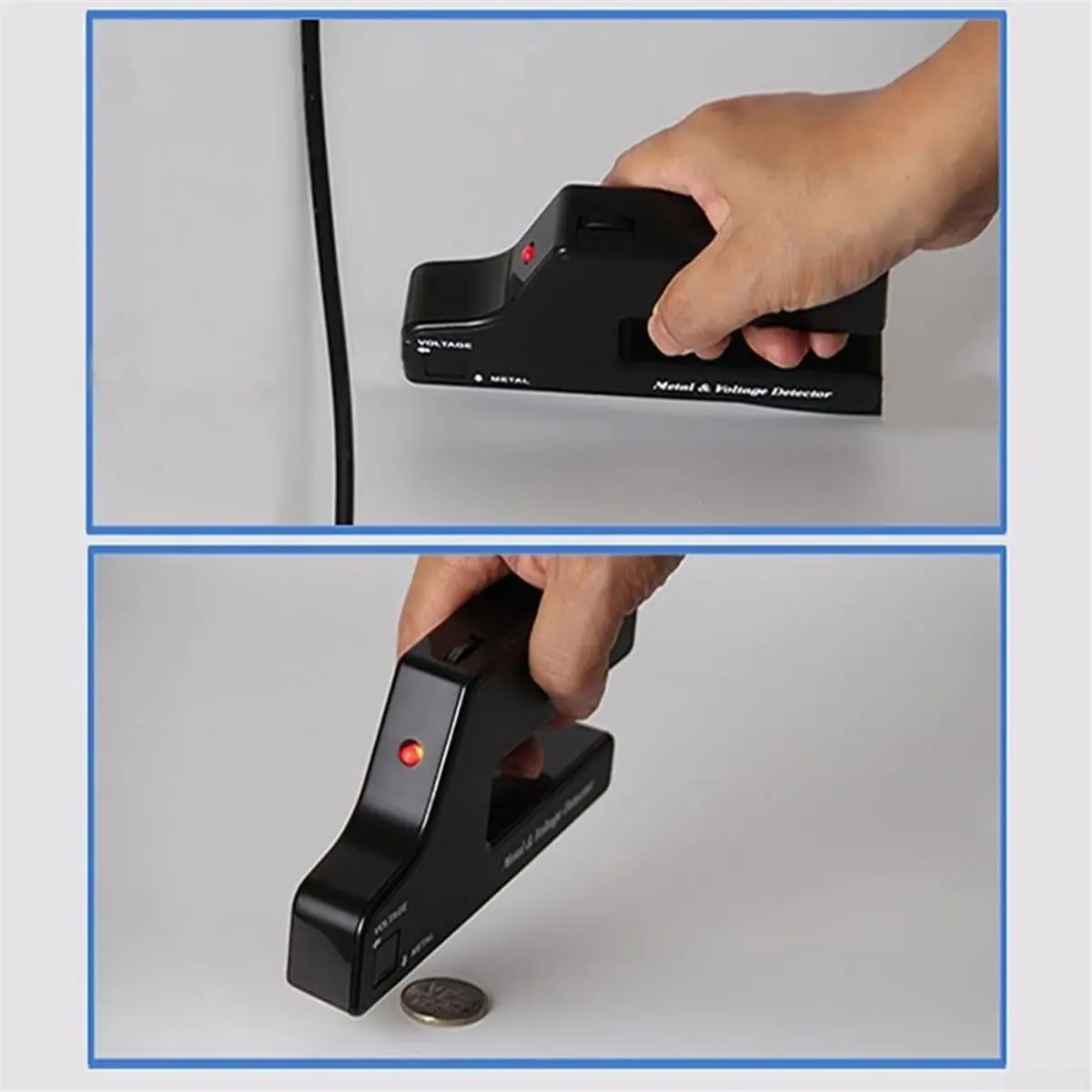 2-in-1 Metal Detector Voltage Sensor High Meticulously Wall Scanning for Interior Decorative Structures