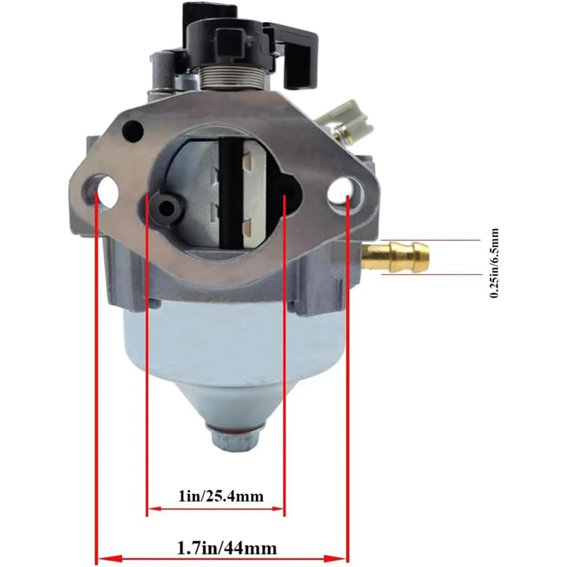 16100-Z9L-811 Carburetor (BB76J A) With Air Filter Kit Compatible With For Honda GCV170LA HRN216 HRX217 Models