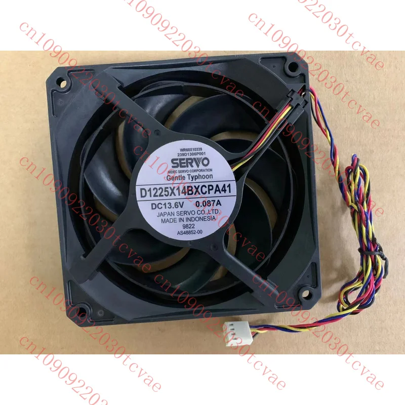 

For SERVO Sickle D1225X14BXCPA41 13.6V 0.087A 12CM cooling fan 4 pin