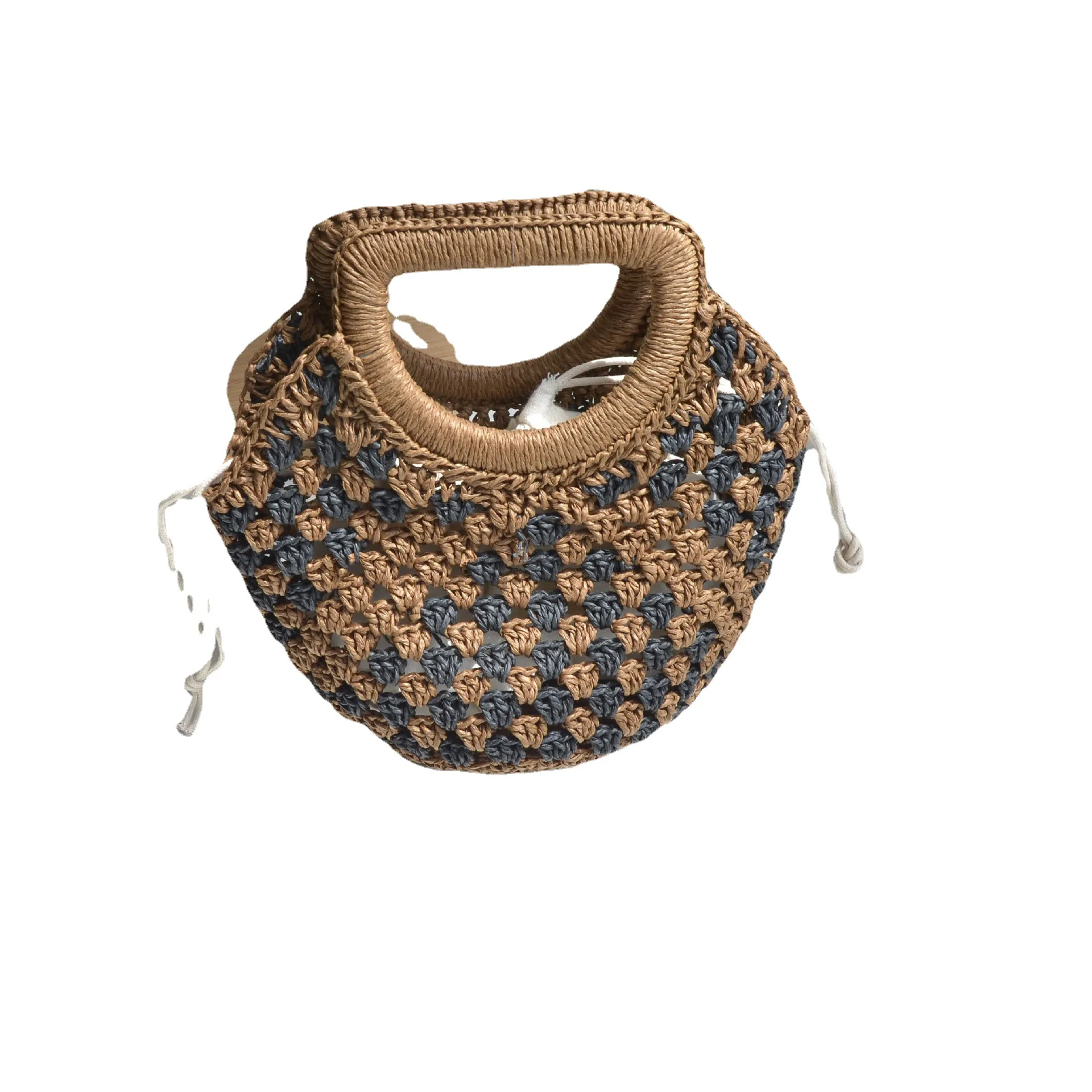 Bolso de hombro tejido de paja para mujer, bandolera femenina, de playa, de viaje, 2023