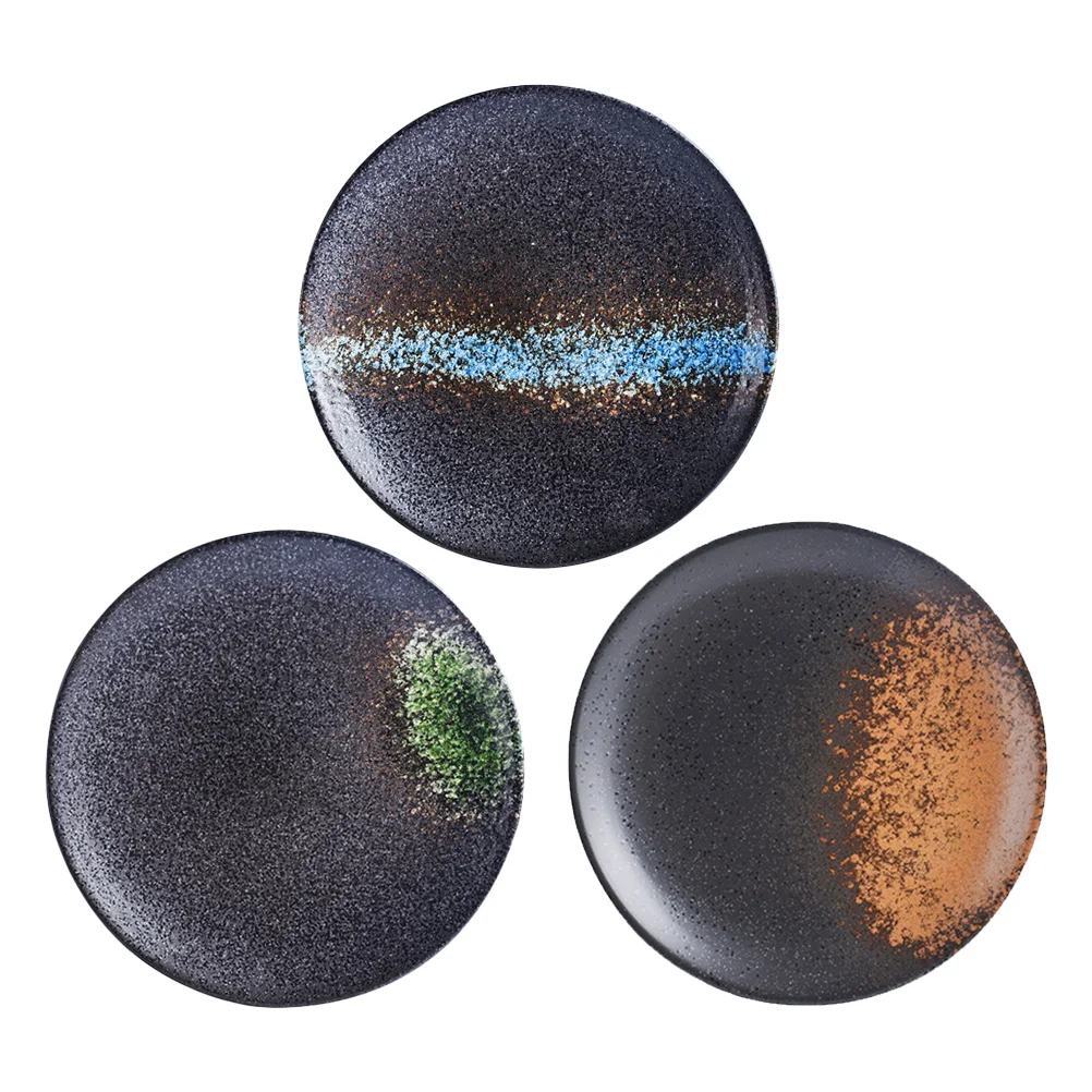 

Dinnerware Ceramic Disc Platters Serving Dishes for Entertaining Round Ceramics
