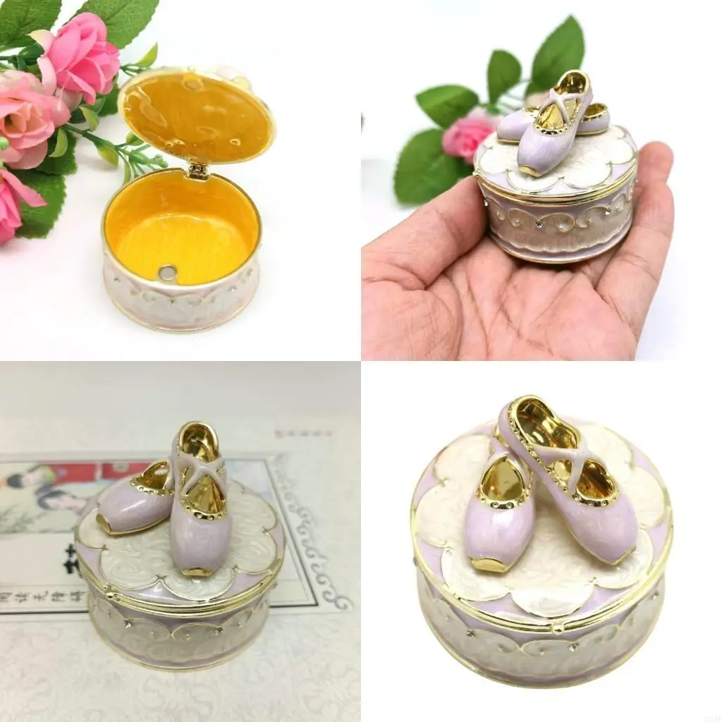 

Multifunctional Ballet Slipper Box Delicate Jewelry Protect Container