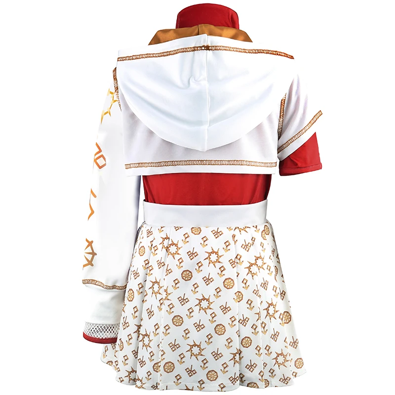 Summer Movie Zombies Cosplay Nova Costume For Girls Coat Shirt Skirt School Suit Kids Child Halloween Carnival Birthday Clothes