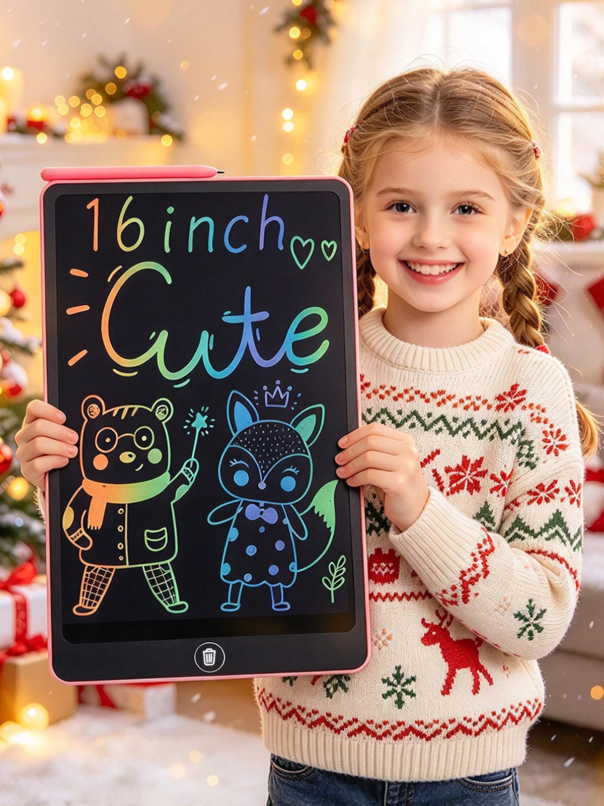 16/13/11/8-in-LCD Writing Tablet - Drawing & Learning Pad, Ideal for Birthday，Christmas, Or Halloween Gift