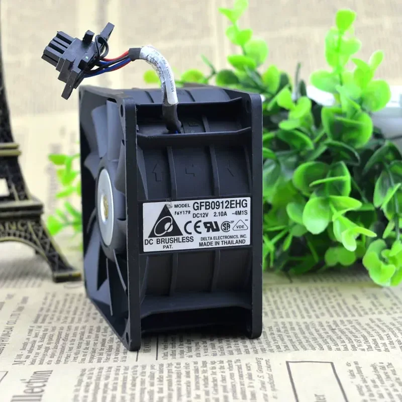 Dual Motor Double Blade Car Booster Radiator Fan for Delta 9050 GFB0912EHG 12V 2.10A