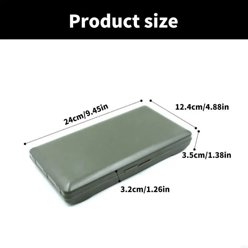 

2025 New Fishing Line Hook Storage Case Fishing Tackle Box Container Magnet Closure