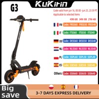 KuKirin G3 Electric Scooter 1200W Rear Motor 52V 18Ah 50KM/H Max Speed 70KM Range Touchable Display Control Panel TPU Suspension