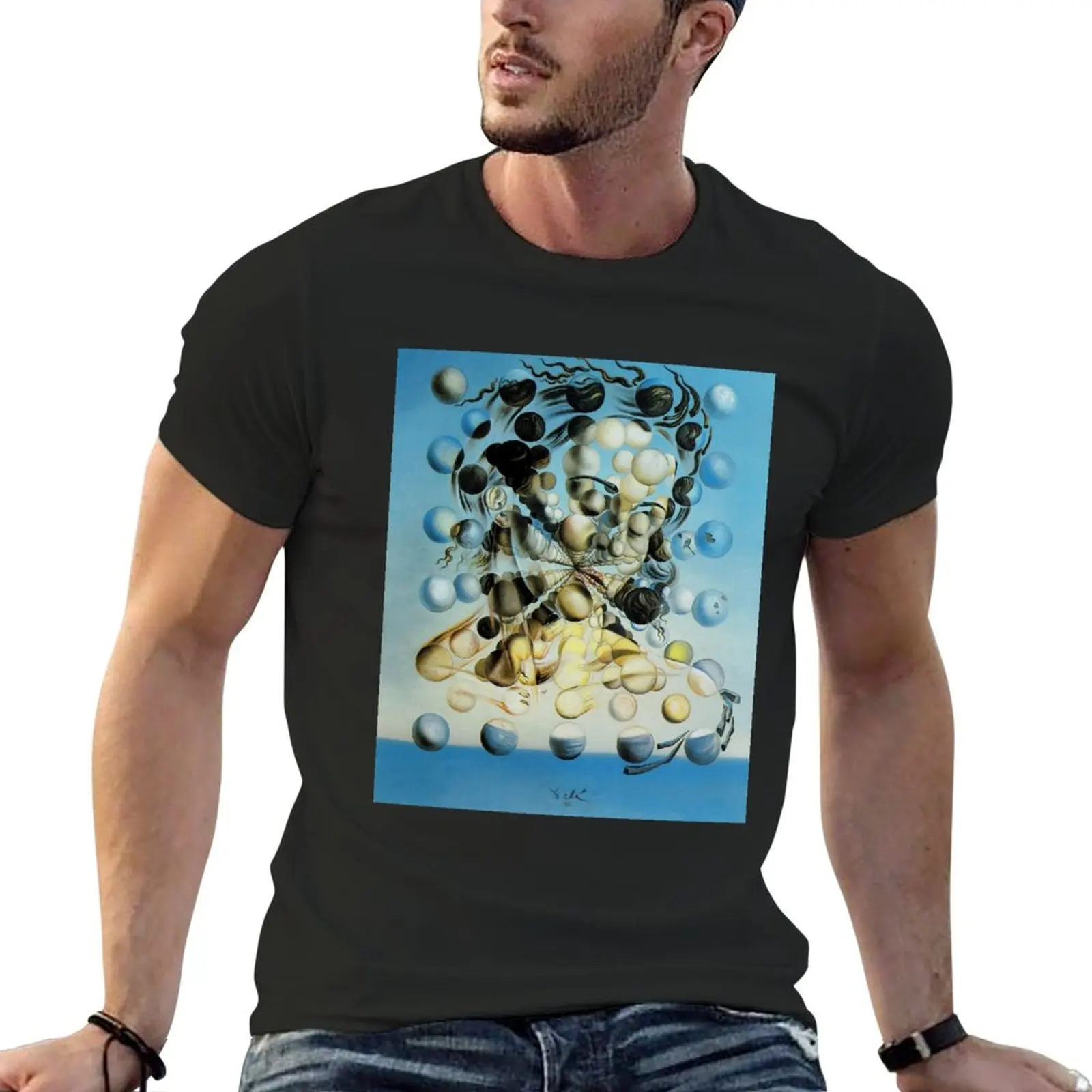 Salvadore Dali Atomic Galatea Surrealist Famous Painters T-Shirt plus size t shirts mens plain t shirts