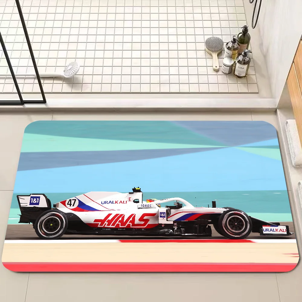 مانعة للانزلاق للمنزل ، حصائر ماصة للحمام ، مستلزمات ديكور المنزل ، سجادة ، حصيرة قدم ، سباق ، هاس ، فريق F1 #1