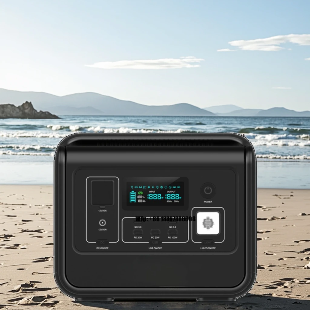 RV 500 watt power station 18650 lithium battery solar generator 800 watt off-grid system