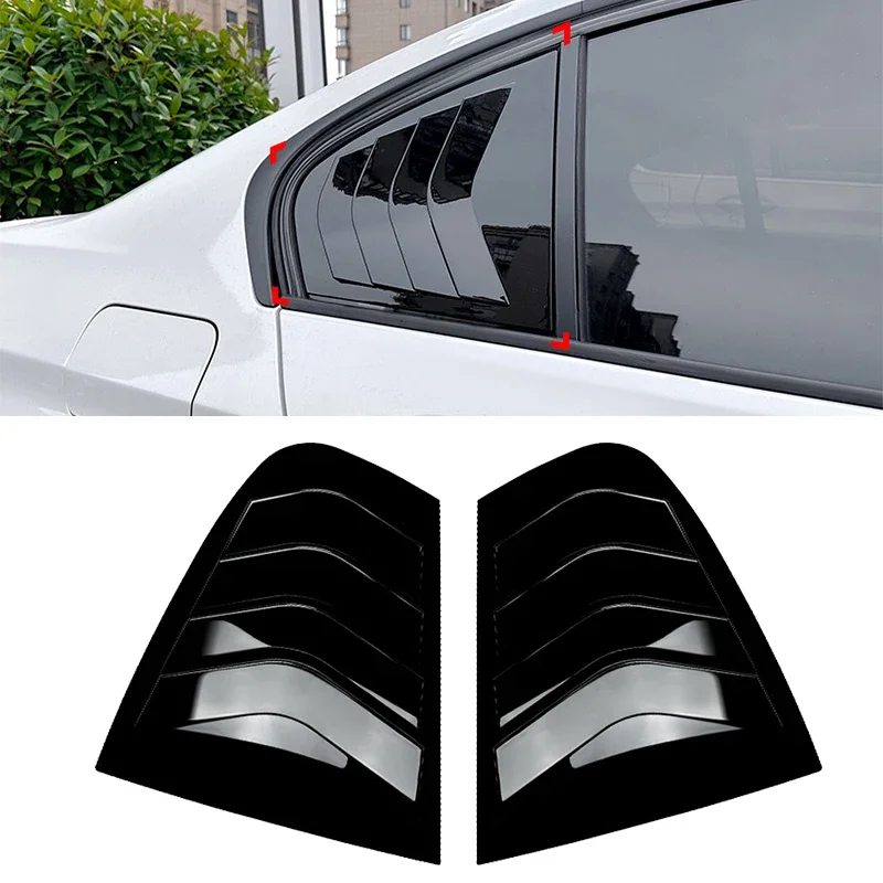 

For BMW F30 3 Series 318i 320i 325i 2013 2014 2015 ~ 2019 Car Rear Window Blinds Side Tuyere Louvers Vent Rear Window Louvers