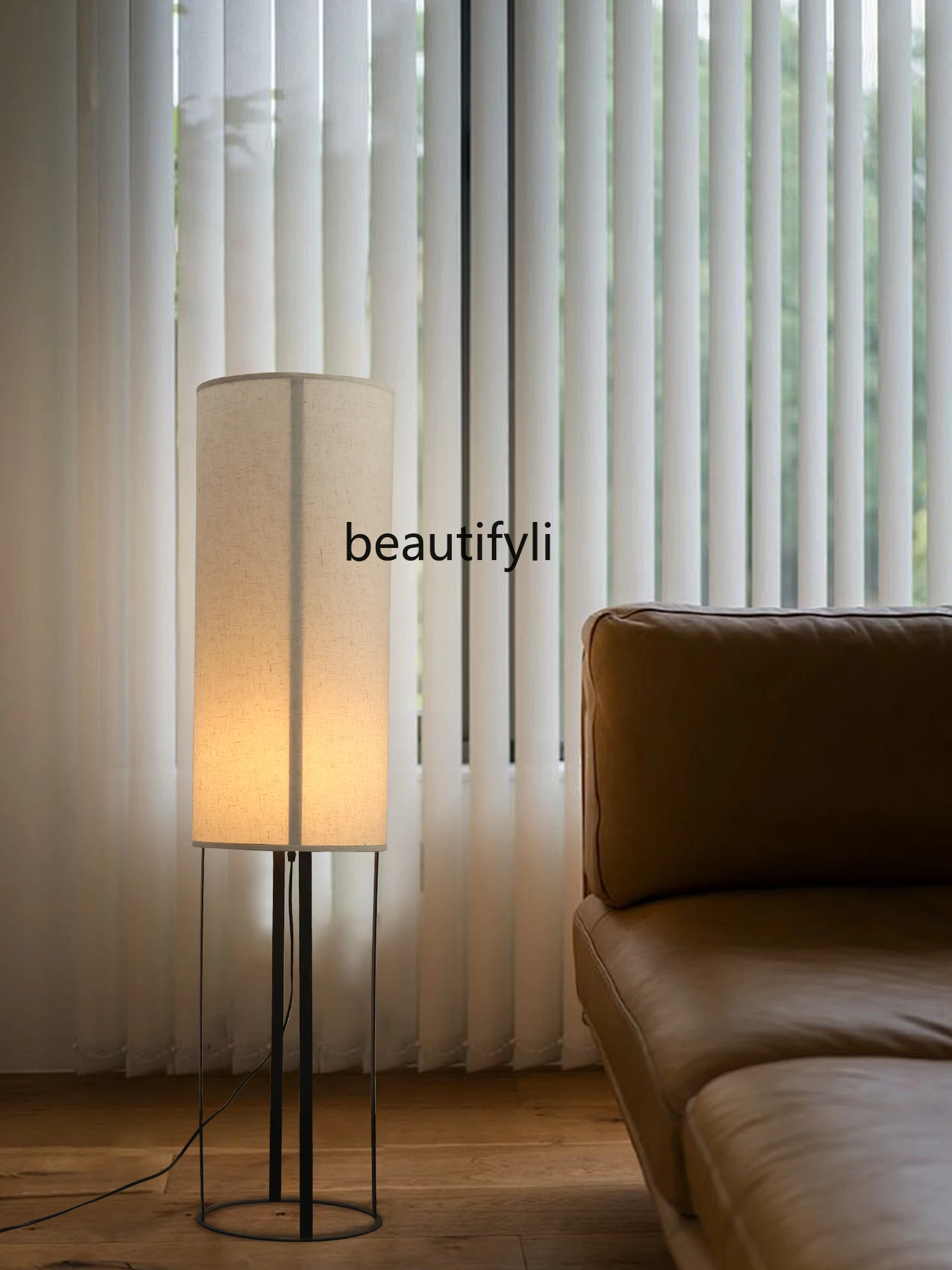 Living Room Floor Lamp Nordic Simple Sofa Edge Study and Restaurant Retro Bedroom Bed Side Lamp