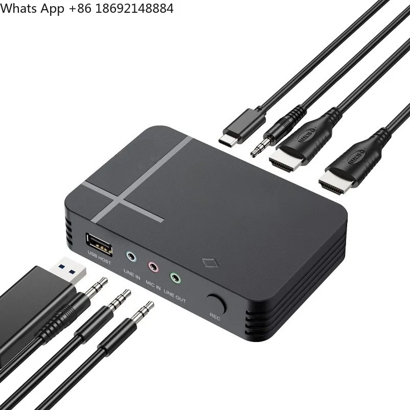 HD HDMI Video Capture Box For Set Top Box PC Course Recording Game Monitor Live Streaming Recorder