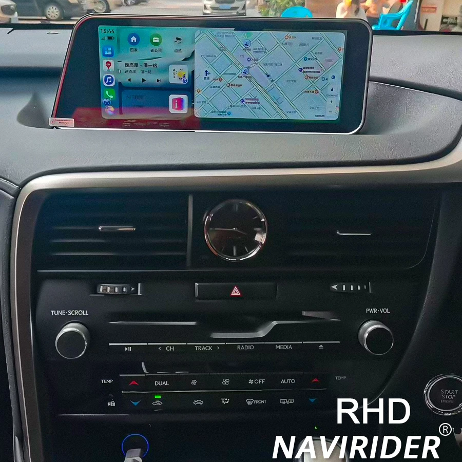 Android 14 Stereo Car Video Player For Lexus Rx450h RX200t RX350 RX300 RX 450H 200t 350 GPS RHD 256GB Touch Screen Navigation