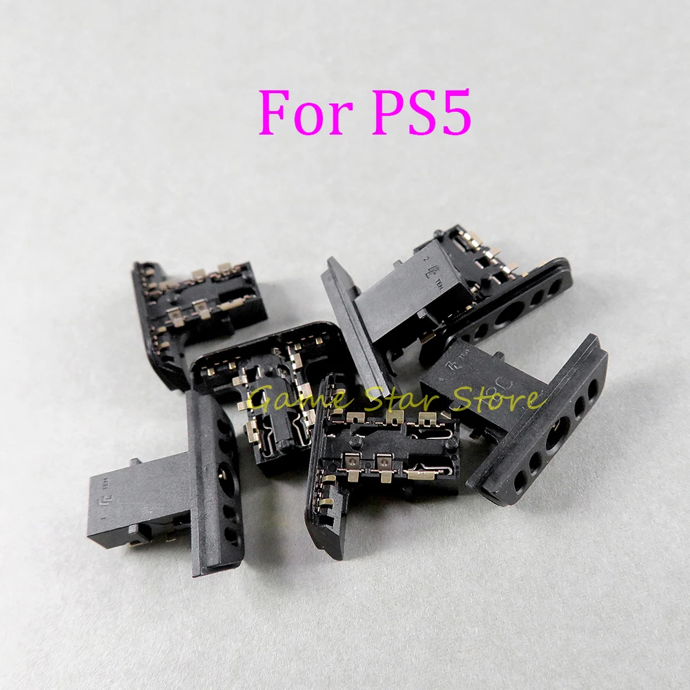 

10 шт., разъем для наушников с портом гарнитуры для контроллера Playstation5 PS5, разъем для наушников