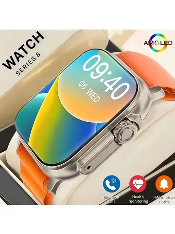 Original T900 Ultra 2 Smart Watch 49mm Men Women Bluetooth Call BT Music Game Wireless Charging NFC Smartwatch For Android IOS