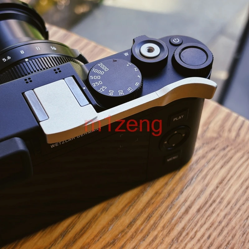 D-LUX8 mango de dedo metel pulgar hacia arriba zapato caliente agarre de mano soporte de zapata adaptador cubierta resto para cámara LEICA DLUX8