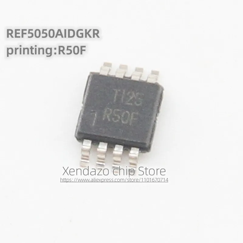 5pcs/lot REF5050AIDGKR REF5050AI Silk screen printing R50F MSOP-8 package Original genuine Voltage reference chip