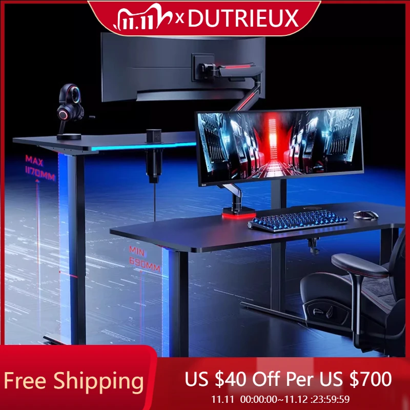 

Computer Trendy Table Unique Study Living Room Monitor Stand Table Bookcase Organizers Console Escritorios Entrance Furniture