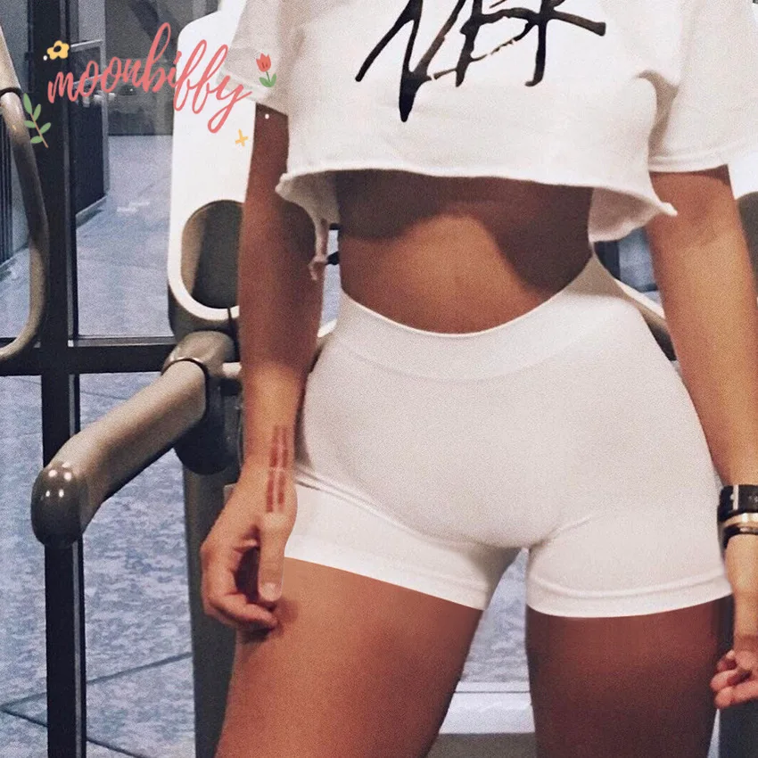 

Sexy Shorts Women Sports Wear Fitness Short Pants Skinny Female Push Up Gym Clothing Solid Color Elastic Breathable