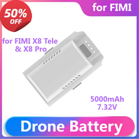 Drone Battery for FIMI X8 Tele & X8 Pro Intelligent Flight Battery Plus 5000mAh Long Endurance Battery