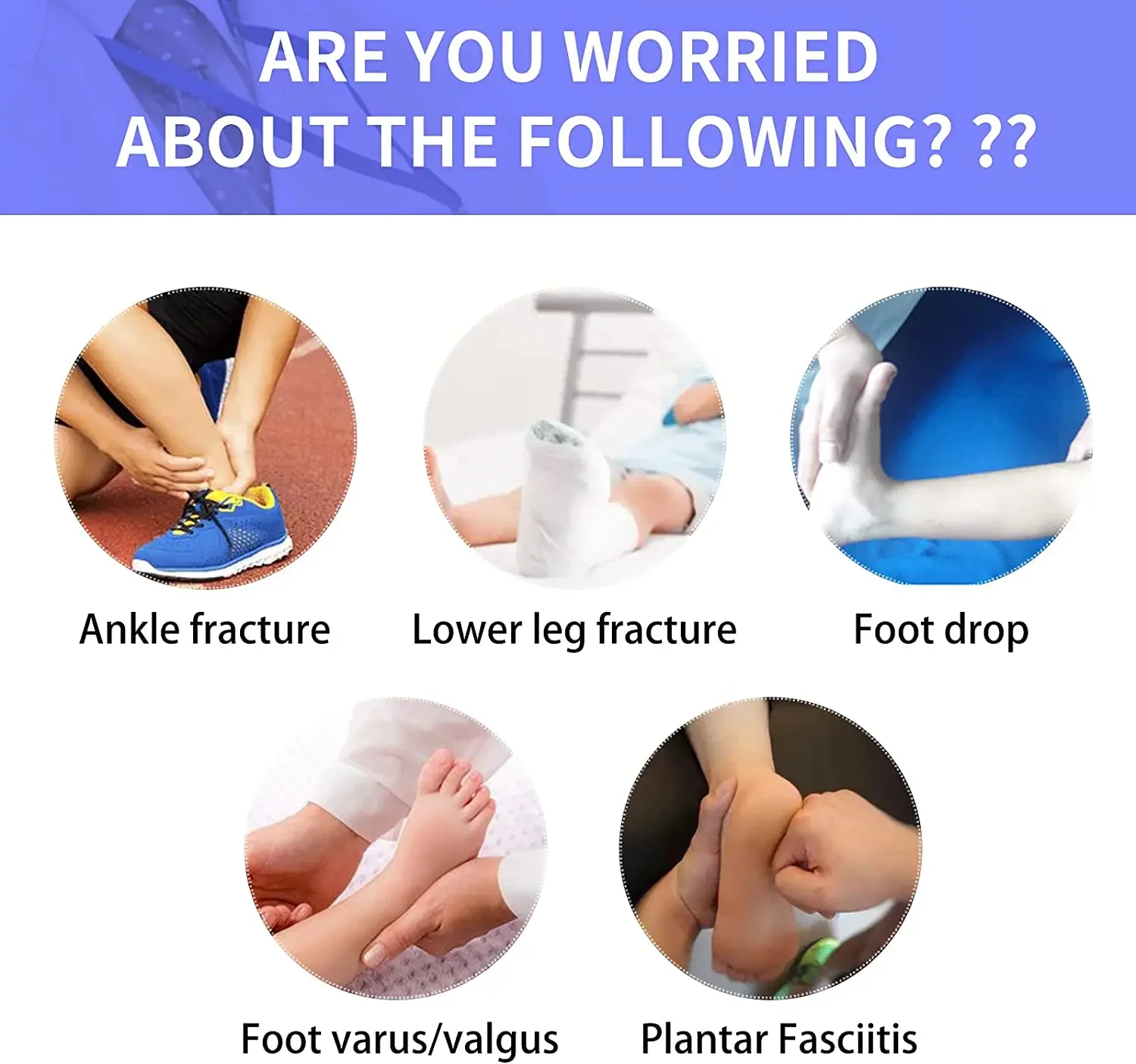 

Child Toddler Ankle Foot Orthosis Pediatric Afo Night Splint Walking with Shoes or Sleeping Othopedic Drop Foot Support for Kids
