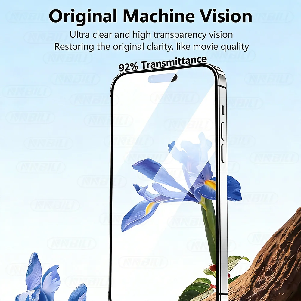 Picture 6: NNBILI 1/2pcs Full Coverage High-Definition 2.5D 9H High Cost-Performance Tempered Glass Screen Protector For iPhone 17 Series