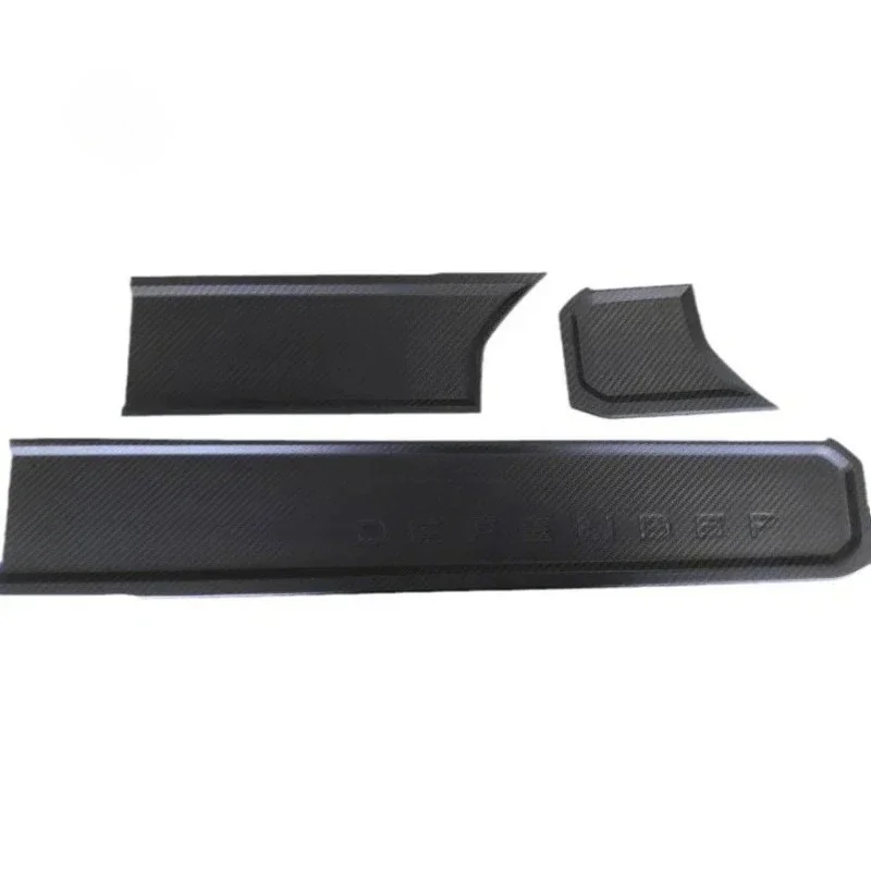 For Land Rover Defender Rael Dry carbon fiber center console instrument panel Cover lettering Trim interior modification 20-2024