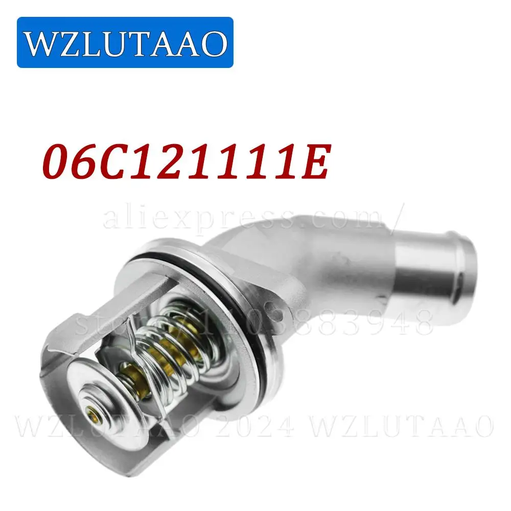 

Aluminum Engine Coolant Thermostat Housing For Audi A4 A6 Quattro 3.0L V6 2002-2006 06C121111E,06C121111C