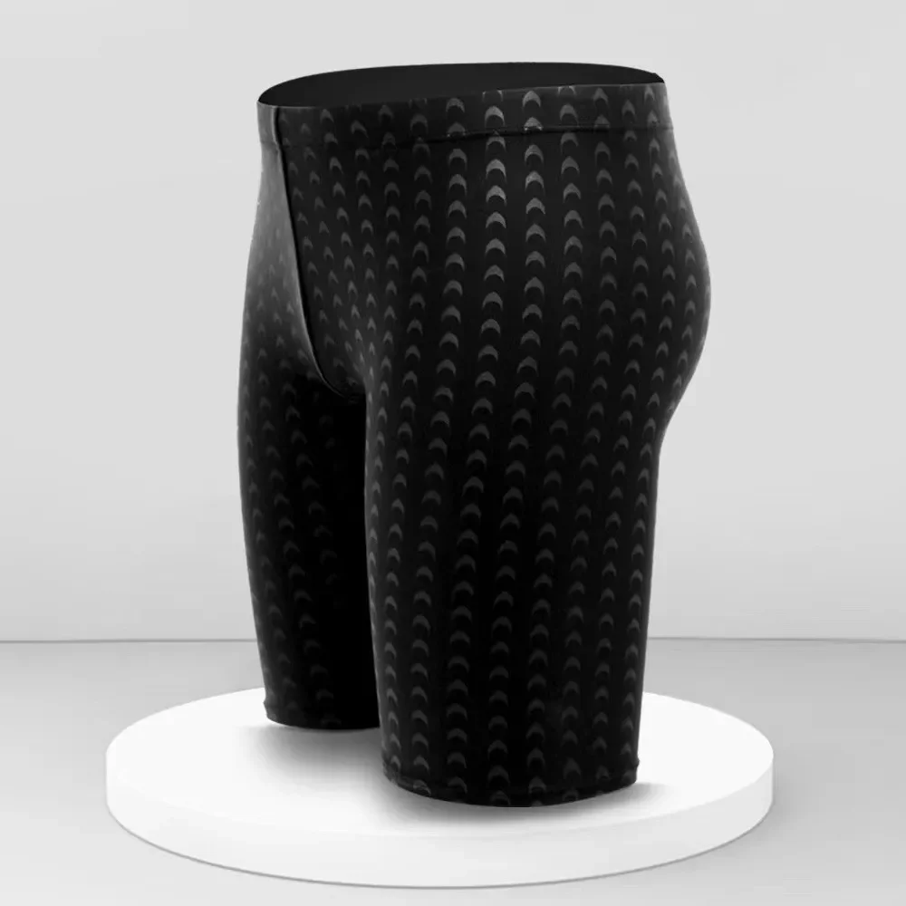 

Adult Men's Summer Pure Professional Waterproof Quick Drying Bionic Fabric Sharkskin Swimming Trunks