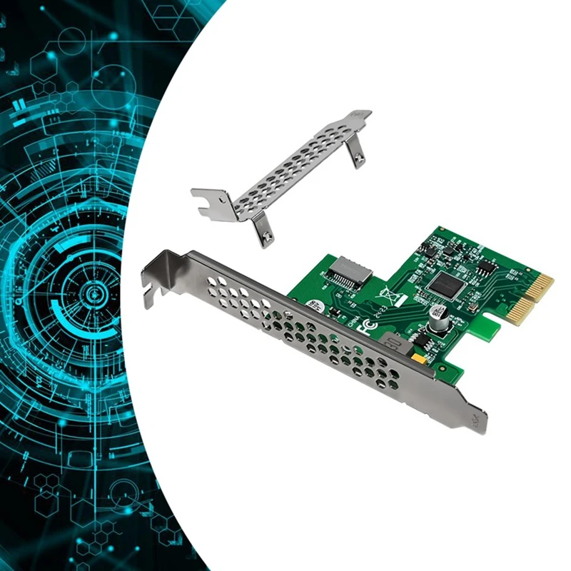 PCIE Expansion Card PCI Express X2 Single Port TYPE-E USB3.1 10Gbps Expansion Card ASM3142 Chip For Desktop Laptop