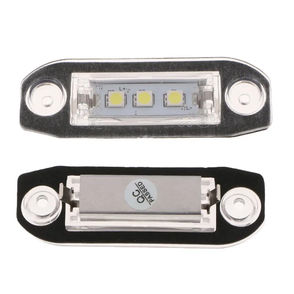 LED Automotive Plate Lamp 6500K Energy Saving Car Light for Volvo S80 XC90 S40 V60 XC60 S60 V70 V50 XC70