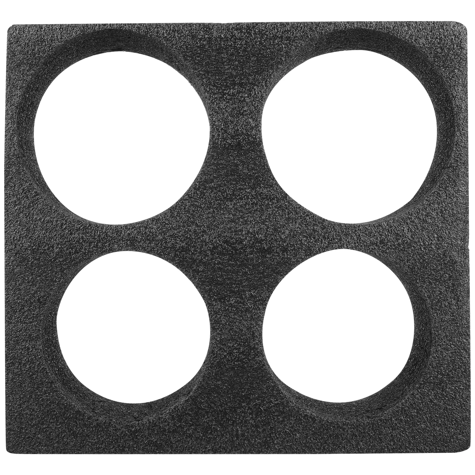 

Cup Holder Tray 4 Holes Beverage Delivery Coffee Takeout Carrier Lightweight Portable Non Spill Pearl Cotton Commercial Storage