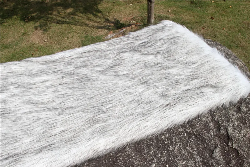 High-grade Plush dyed hair faux plush fur fabric for winter coat vest Fur collar 170*50cm plush fur tissu telas