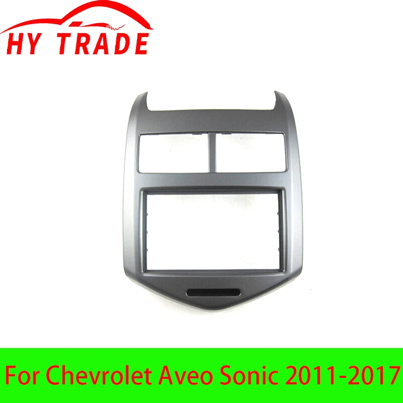 

HY автомобильная панель стерео радио панель аудио Navi рамка приборная панель комплект для Chevrolet Aveo Sonic 2011 2012 2013 2014 2015 2016 2017