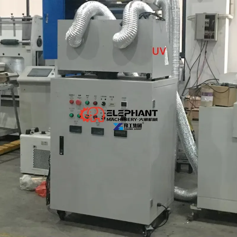 Premium New Flexographic Printing Machine UV Curing Hot Stamping Stack Structure for Adhesive Labels BOPP/PET/PE Paper Rolls