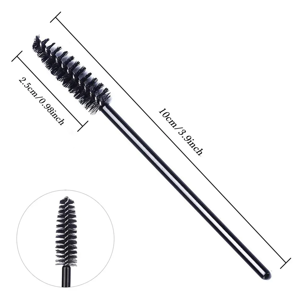 Applicateur de maquillage pour cils, baguettes de mascara, outils d'extension de cils, 50 pièces