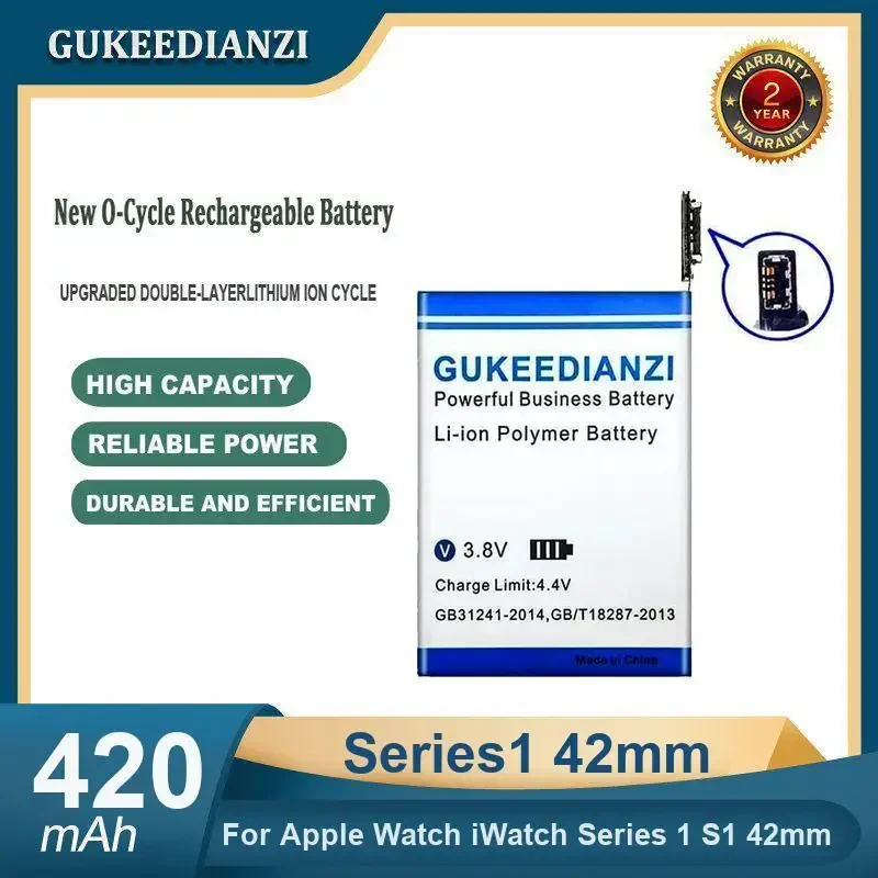

High Capacity 420mAh Series1 42mm Watch Battery For Apple Watch iWatch Series 1 S1 42mm