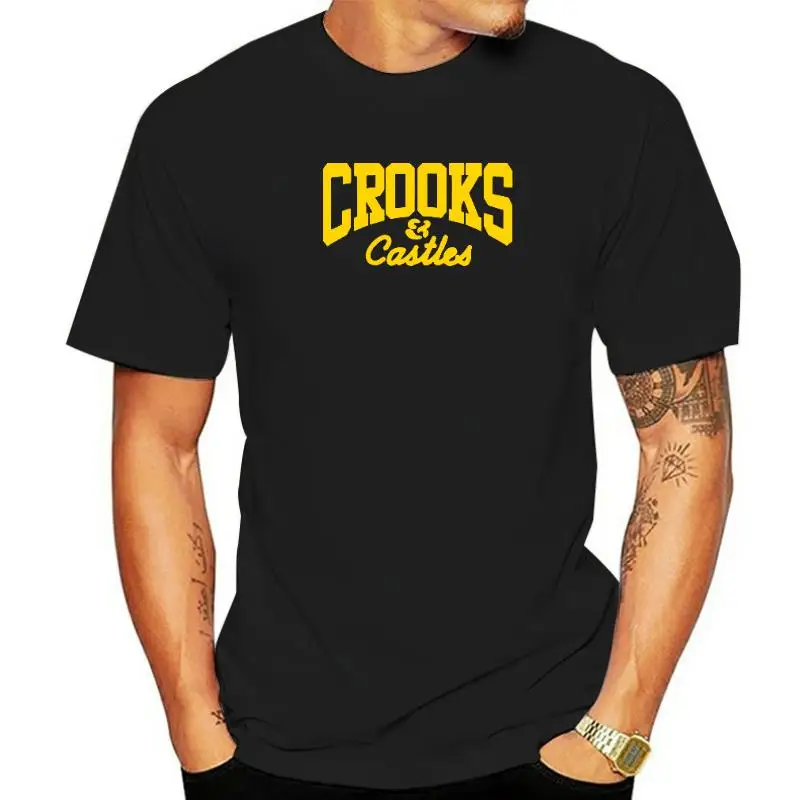 Crooks And CASTLES t-shirt NEW arrived casual cotton t shirt men euro size 3XL top tees summer style