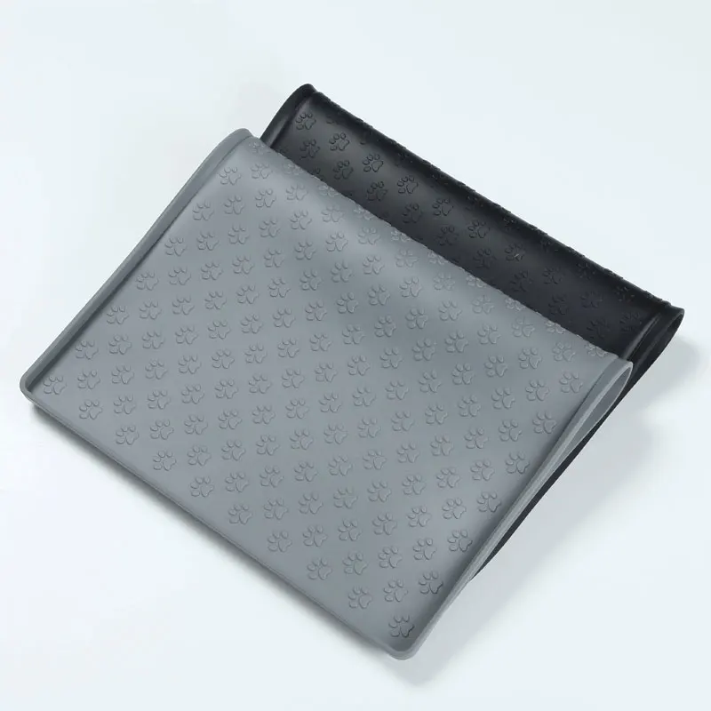 

1PCS Pet Placemat Dog Food bowl Mat Cat Feed Mat Cat Dog Drinking Feeding Placemat Silicone Waterproof Pet Bowl Pad Feeder Mats