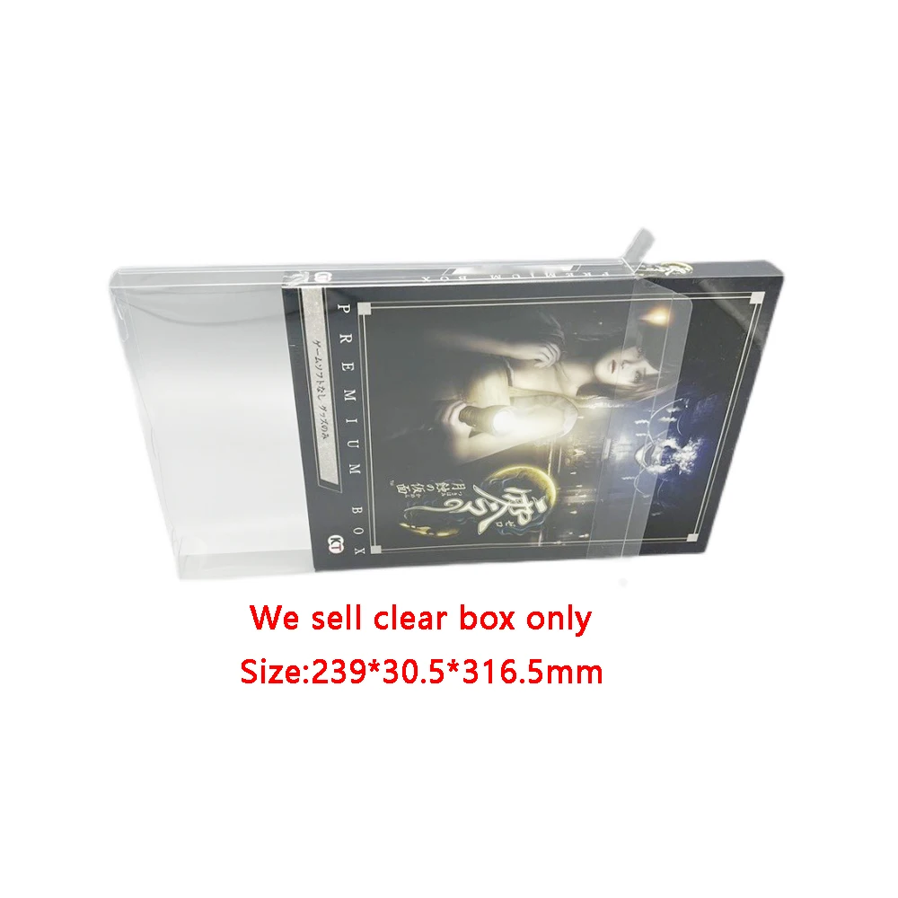 PET Clear box For SWITCH For PS4 A false face with zero lunar eclipse Limited Edition collection display box storage box