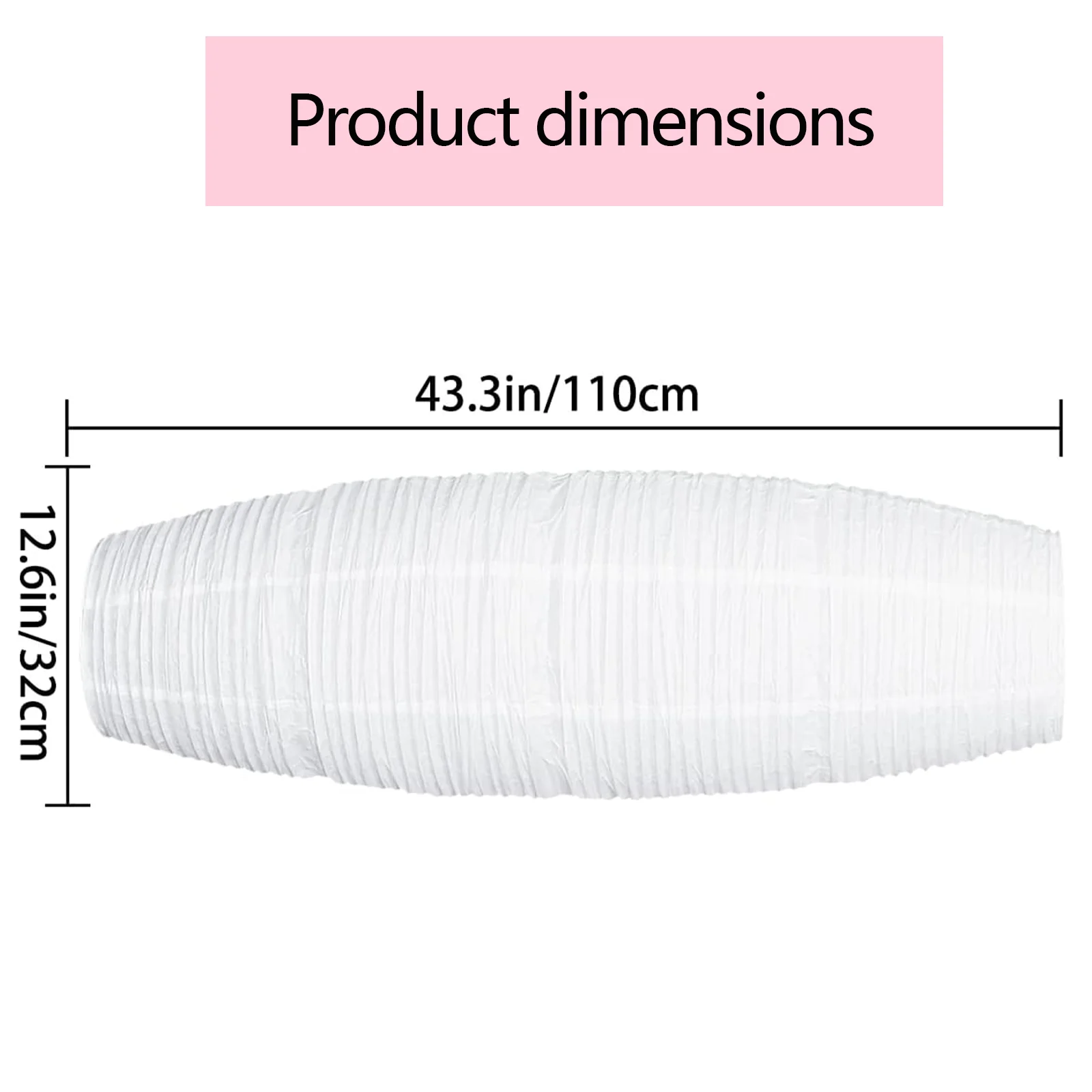 Paper Floor Lamp, Foldable Standing Paper Lamp Shade with Minimalist Design, Pure White Tall Paper Lamp for Living Room, Bedroom