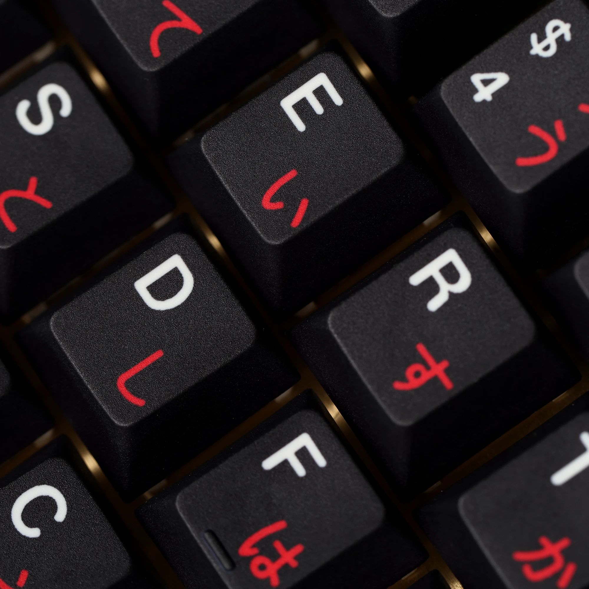 Imagem -03 - Jkdk Estúdio Wob-cereja Perfil Dye Sub Keycap Grupo Plástico Pbt Preto 61 68 84 87 104 Cereja mx Switch Teclado Mecânico