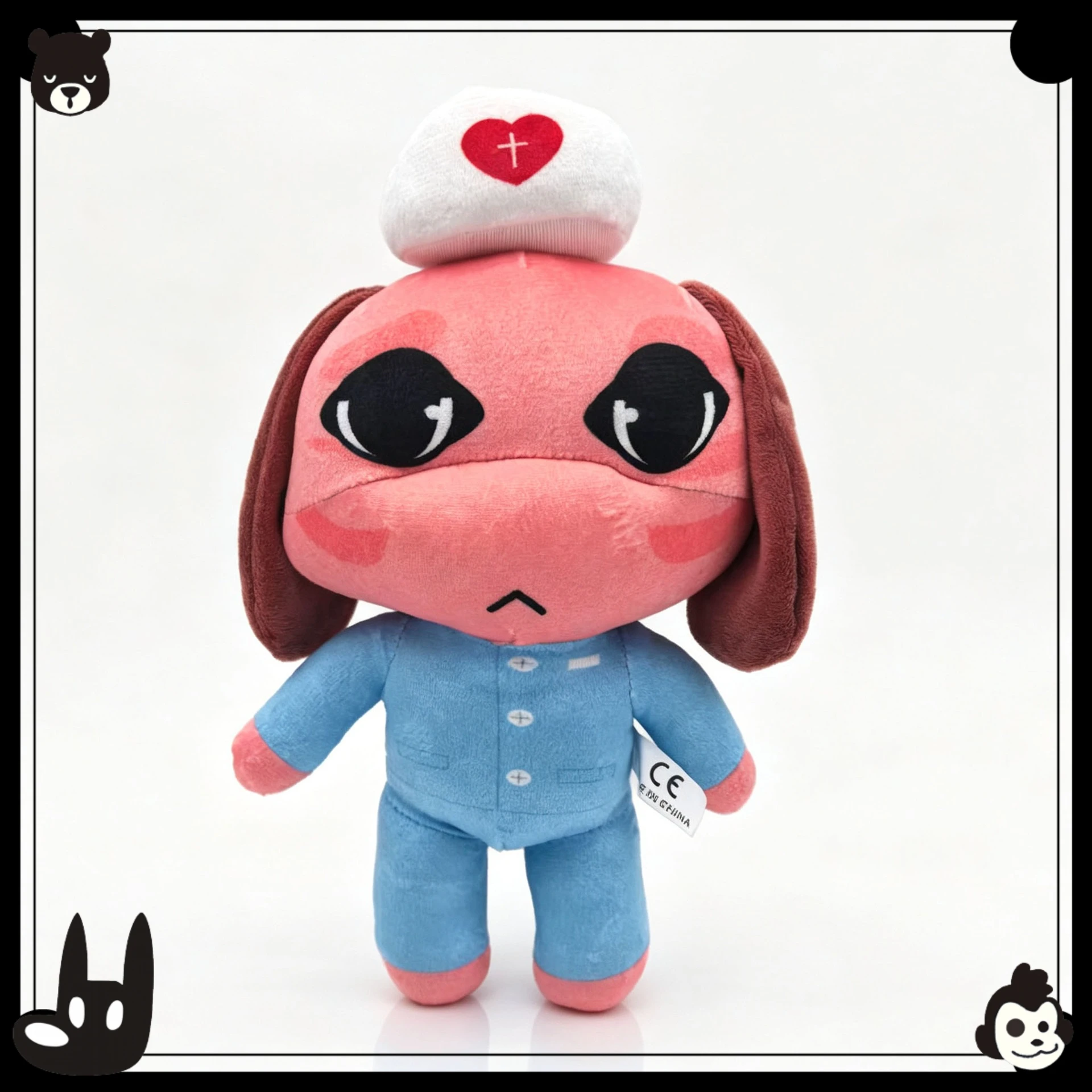 Dog Nurse Rabbit Nurse Glasses Dog Green Cat Penguin Security Deer Doctor Yellow Purple Black Pink Rabbit briefcase Dog