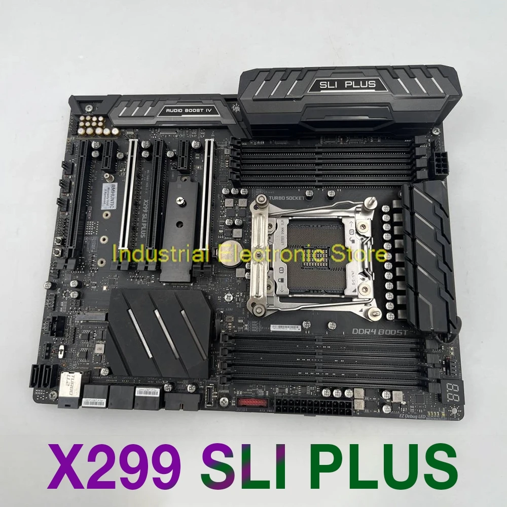 ATX X299 Motherboard LGA 2066 DDR4 SATA3*8 M.2*2 U.2 256G X299 SLI PLUS