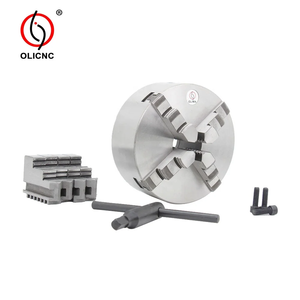 

Lathe Machine K12 Cylinder Center Mounting 160mm 4 Jaw Self Centering Lathe Chuck K12-80/100/125/130/160/200/250/320